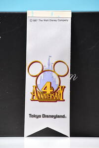 即決　⑫　TDL　東京ディズニーランド　１９８７年スペシャルイベント用　リボン　非売品　未使用