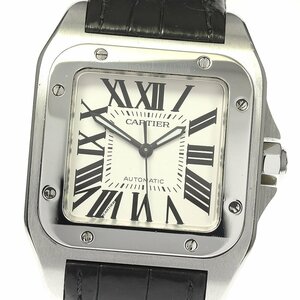 カルティエ CARTIER W20106X8 サントス100MM 自動巻き ボーイズ _808627