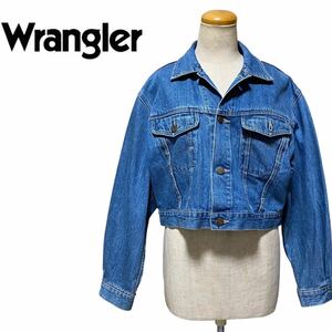 【Wrangler】 ラングラー　Gals デニムジャケット　Gジャン　ショート丈　レディース　フリーサイズ