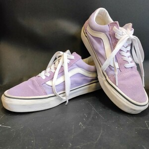 【中古品】VANS OLD SKOOL オールドスクール 23.5cm 751505 スニーカー レディース カラー:パープル系 【管R147-2306】