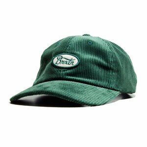 新品 BRIXTON ブリクストン コーデュロイキャップ ストラップバック 帽子 トラッカー アメカジ 緑 グリーン PARSONS LP CAP