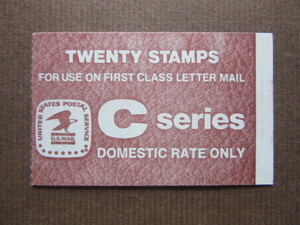 アメリカ 切手帳　Cシリーズ　20枚　未使用 