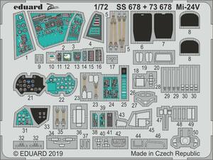 エデュアルド(73678) 1/72 ミル Mi-24V用エッチングパーツ(ズベズダ用)