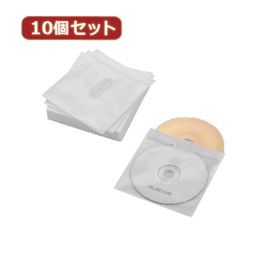 10個セットエレコム Blu-ray・CD・DVD対応不織布ケース タイトルカード CCD-NIWB60WH CCD-NIWB60WHX10 /l
