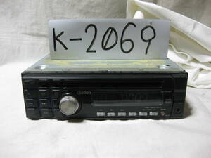 K-2069　Clarion　クラリオン　DB185MP　MP3　フロント AUX　1Dサイズ　CDデッキ　故障品