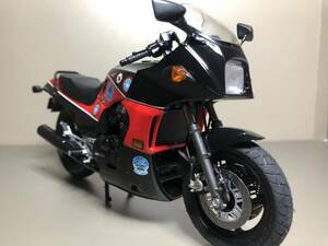 完成品！！1986年仕様 1作目TOP GAN GPZ900R(アオシマ１/12)！！