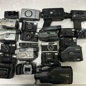 1円~ フィルムカメラ ビデオカメラ まとめPanasonic KONICA SONY Handycam RICOH MINOLTA Canon FUJI など(ジャンク品 動作未確認 TM)