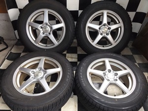 ★溝有り★ 215/60R16 スタッドレス VRX 16×6.5J 52 5穴 114.3 オデッセイ ヴェゼル 4本