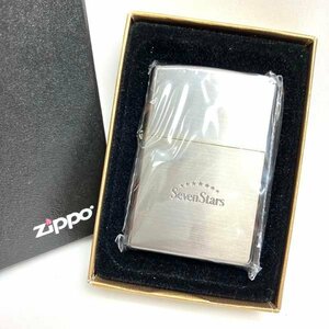 ｔ)ジッポー Zippo ジッポ セブンスター Seven Star 喫煙グッズ ライター 刻印B 02/2002年2月製造 U.S.A.製 ※未使用品 箱有 ゆうパケ300円