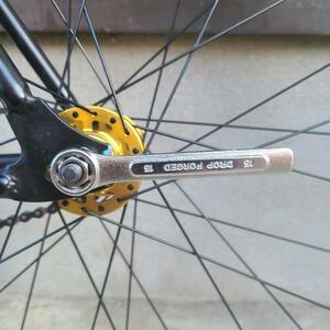 新品　15mm レンチ　携帯用　ピスト　ママチャリ　自転車　工具 ロードバイク