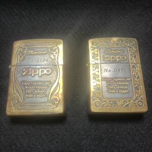 限定zippo L imited ジッポ ーリミテッド2個セット透かし張り刻印[I X]1993年コレクションキャメルラッキーストライクコカコーラ 