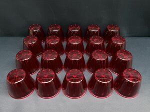コスモスマーカー　20個　赤　レッド バスマーカーランプ 樹脂レンズ 板橋用品製作所 レトロ デコトラ アート IS ゼリーマーカー