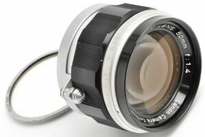 CANON LENS 50mm F1.4 キャノン レンズ Lマウント L39 フィルター 日本製 CAMERA キヤノン カメラ Leica ライカ Leitz ライツ 50/1.4 14