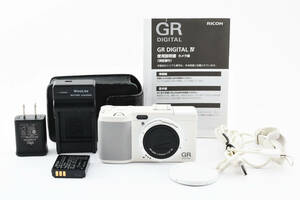 ★☆好調美品★ リコー RICOH GR DIGITAL IV ホワイトエディション コンパクトデジタルカメラ 限定品 ショット数14200回！ #240426