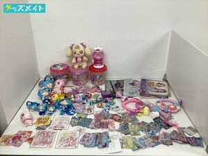 【現状】プリキュア グッズ まとめ売り ぬいぐるみ 缶バッチ ミニ色紙 他