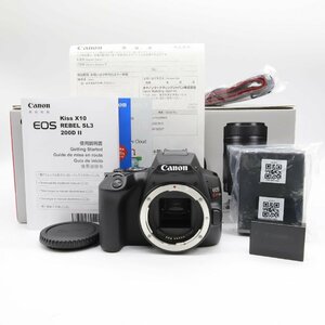 【ほぼ新品】Canon デジタル一眼レフカメラ EOS Kiss X10 ボディー ブラック EOSKISSX10BK
