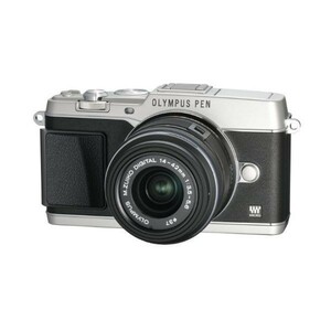 中古 １年保証 美品 OLYMPUS E-P5 14-42mm VF-4セット シルバー