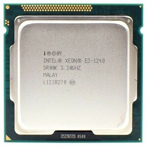 Intel Xeon E3-1240 SR00K 4C 3.3GHz 8MB 80W LGA 1155