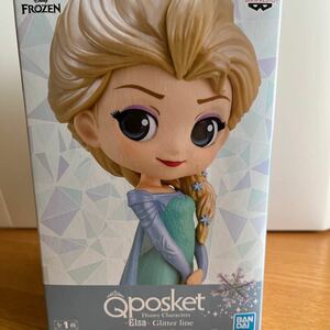 【アナと雪の女王】　エルサ フィギュア　Qposket Disney Characters Frozen Glitter line