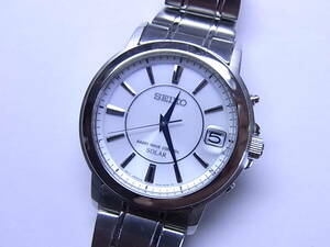 100円～良品 SEIKOセイコー 電波ソーラー メンズ クォーツウォッチ 腕時計