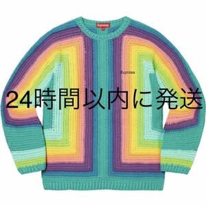 新品未使用☆Supreme Hand Crocheted Sweater Lサイズ ニット セーター マルチカラー シュプリーム