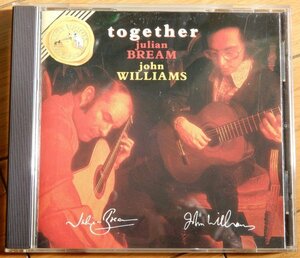 [CD] TOGETHER / JULIAN BREAM,JOHN WILLIAMS ★ 米盤 09026-61450-2 ジュリアン・ブリーム & ジョン・ウィリアムス ギター