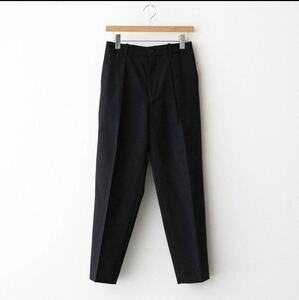 22AW マーカウェア PEGTOP TROUSERS Sサイズ ブラック