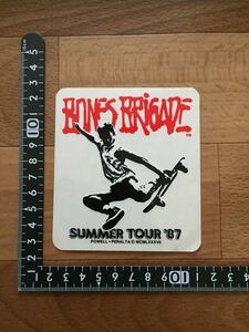 激レア！80s POWELL PERALTA ボーンズブリゲード 1987 サマーツアー 非売品 ステッカー 新品未使用品 デッド パウエルペラルタ OLDスケート