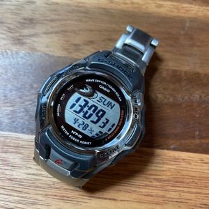 【1円スタート】CASIO G-SHOCK MTG-900 電波ソーラー 可動品 ブラックロゴモデル