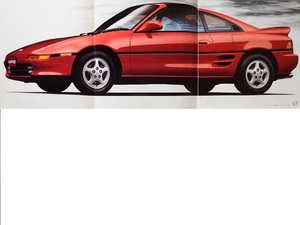 なつかしの名車　ミッドシップスポーツカーのＳＷ系「トヨタ　ＭＲ２」◇カタログです　