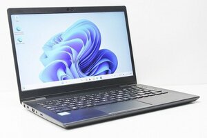 1円スタート ノートパソコン Windows11 東芝 dynabook G83 第8世代 Core i5 8250U SSD256GB メモリ8GB Windows10 カメラ 13.3インチ 薄型