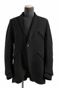 SOSNOVSKA 22AW 美品 MIXED CRUMPLED JACKET / size M (BLACK) ソスノブスカ ジャケット