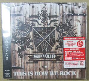 SPYAIR / THIS IS HOW WE ROCK (CD+DVD) 初回 
