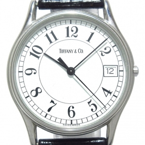 TIFFANY&Co.(ティファニー) 腕時計 クラシック レディース 革ベルト 白