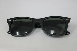 〇中古品 保管品 Ray-Ban レイバン WAYFARER ウェイファーラー サングラス RB2140-F 901-S 52□22 3N/激安1円スタート