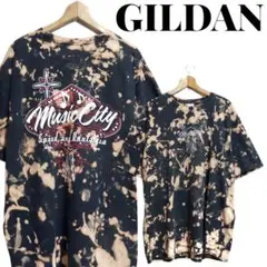 GILDAN ギルダン ビッグプリント タイダイ Tシャツ 2XLサイズ