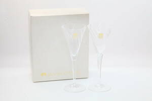 ササキクリスタル ワイングラス ２客セット クリア 食器 洋食器 酒器 グラス シャンパングラス ペアグラス