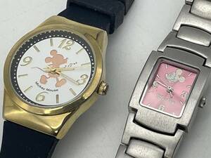 Disney ディズニー　ミッキーデザイン　レディース腕時計セット　動作未チェック　現状保証無