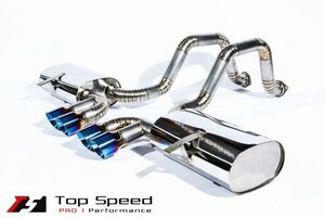 シボレー コルベット(C5) 5.7L V8&Z06用チタン製マフラー (USAメーカー Top Speed トップスピード製) 新品送料無料
