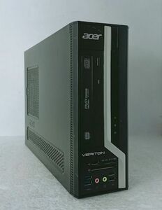 格安 スリム型デスクトップPC Acer Veriton VX4620G (4コア Core i3-3220 3.3GHz/4GB/500GB/DVDマルチ/Windows10 Pro)[650508]