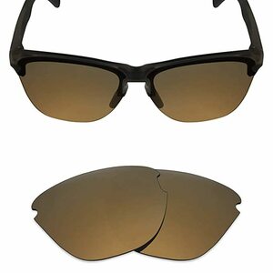 処分価格！ オークリー Frogskins Lite フロッグスキンライト用 カスタム偏光 レンズ BRONZE GOLD Color Polarized 新品 オークリー