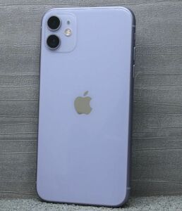 ③良品 Apple iPhone11 128GB Purple A2221 MWM52j/A SIMフリー