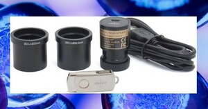 EC5R 顕微鏡デジタル接眼レンズ 電子アイピース 生物顕微鏡対応 500万画素 5MP HD USB2.0 バージョンアップ Windows/Mac OS対応 研究検査