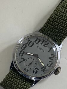 エルジン ELGIN アンティーク 腕時計 手巻き ミリタリー