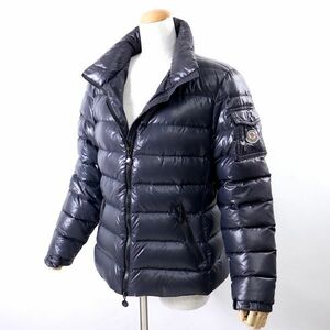 3-DJ031【良品】モンクレール MONCLER BADY スモールロゴ ダウンジャケット ネイビー 3 レディース