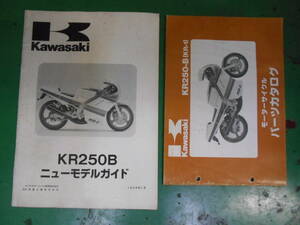 カワサキ　KR250（KR-1/B1）　中古　マニュアル/パーツリストSET