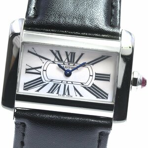 カルティエ CARTIER W6301455 タンクディヴァン ミニ クォーツ レディース _761297