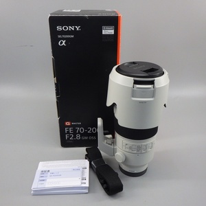 1円〜SONY ソニー レンズ SEL70200GM FE 70-200mm F2.8 GM OSS 望遠レンズ 箱付き ※動作未確認 現状品 レンズ 163-2569417【O商品】