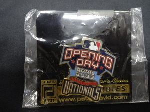 ★未使用 MLB Opening Day 2005 Logo ロゴ ピンズ ピンバッジ pin グッズ