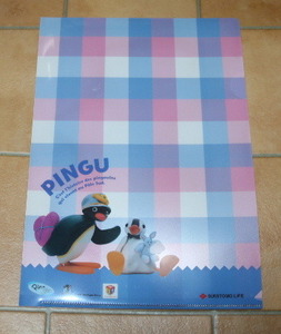 【非売品】住友生命：pinguのクリアファイル(1)